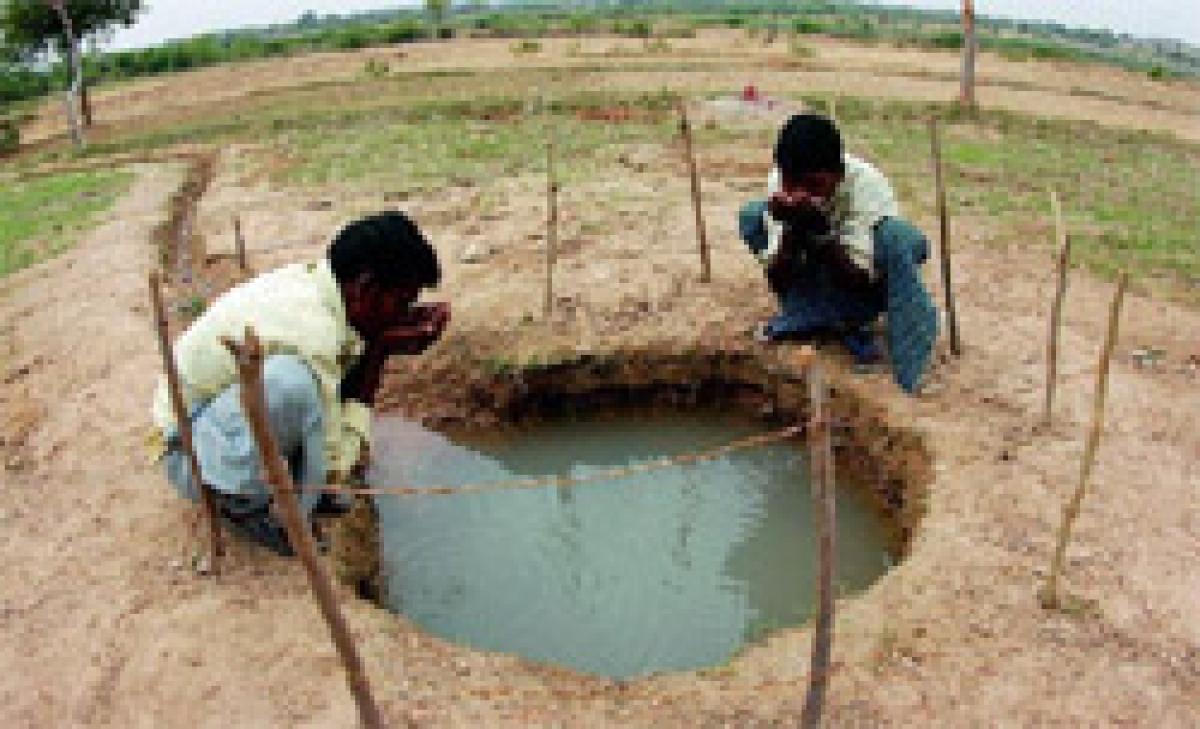 Groundwater table depleting